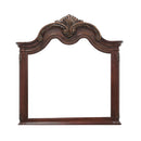 Deryn Park Mirror in Cherry/Metallic Accent - Traditional - 2243-6