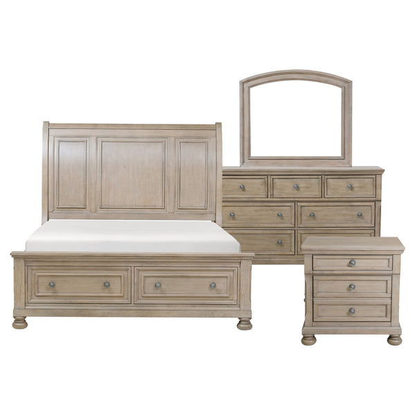 Bethel 4PC SET: 1QB,1NS,1DR,1MR in Gray - 2259GY-1*4