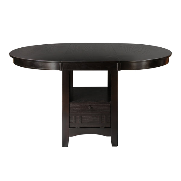 Junipero Round / Oval Counter Height Table with Storage Base in Cherry - 2423-36