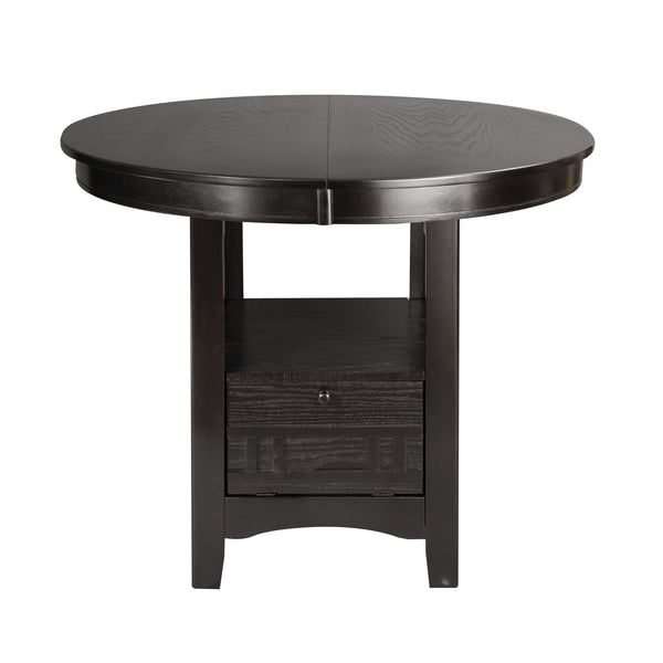 Junipero Round / Oval Counter Height Table with Storage Base in Cherry - 2423-36