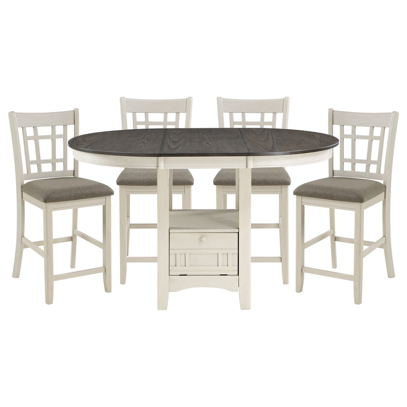 Junipero 5pc Set (TB+4S) in Brown/White - 2423W-36*5