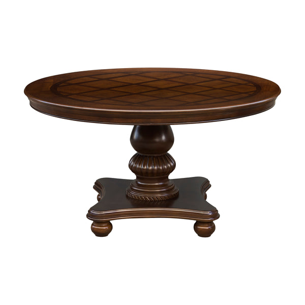 Lordsburg Round Dining Table in Brown/Cherry - 5473-54*