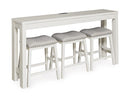 Robbinsdale Counter Height Dining Table and 3 Barstools Set