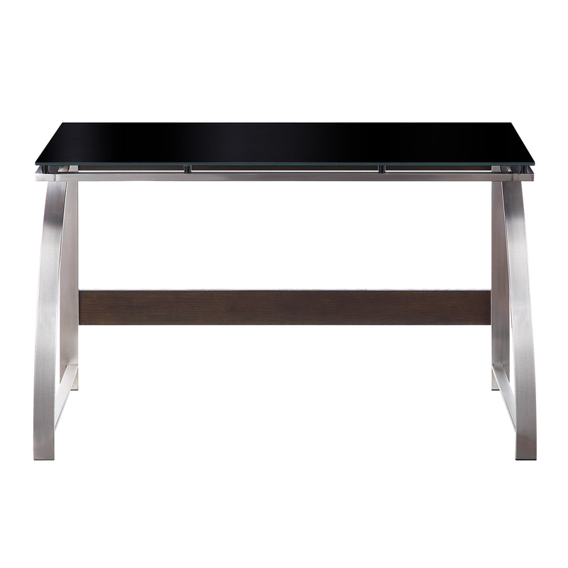 Tioga Writing Desk in Brown/Gold/Silver/Champagne - 3533-15