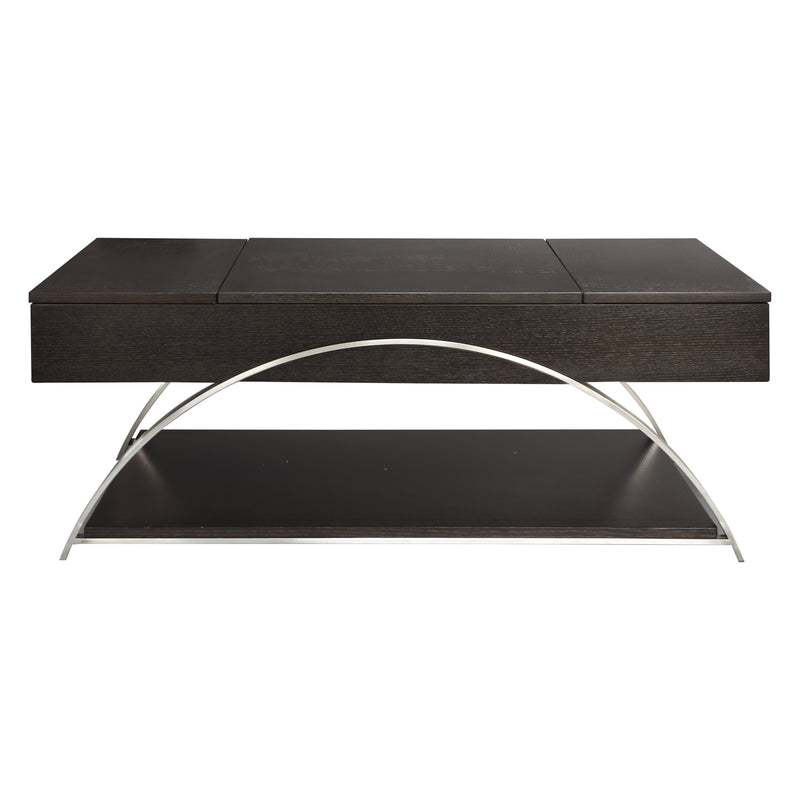 Tioga Lift Top Cocktail Table in Brown/Gold/Silver/Champagne - 3533RF-30