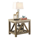 Ridley End Table in Taupe/Beige - 3551-04
