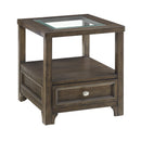 Auburn End Table in Transparent/Brown - 3624-04