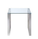 Rush End Table in Gold/Silver/Champagne/Transparent - 3644-04