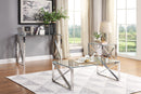 Rush End Table in Gold/Silver/Champagne/Transparent - 3644-04