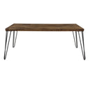 Kellson Cocktail Table in Black/Oak/Brown - 3660M-30