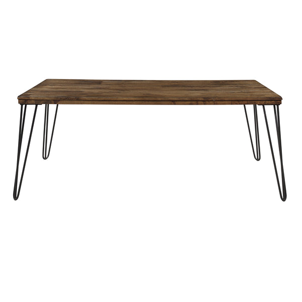 Kellson Cocktail Table in Black/Oak/Brown - 3660M-30