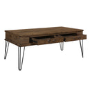 Shaffner Cocktail Table in Black/Oak/Brown - 3670M-30