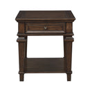 Tobias End Table in Espresso - 3681-04