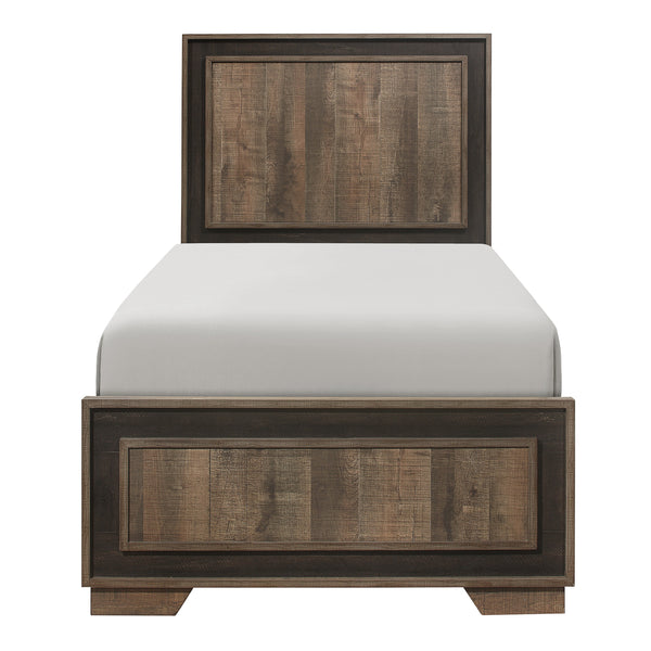 Ellendale Twin Bed in Brown/Gray - 1695T-1