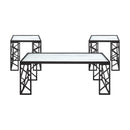 Astral 3-Piece Pack Occasional Set in Black/White - 3700-31