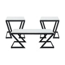 Azra 3-Piece Pack Occasional Set in Black/White - 3703-31