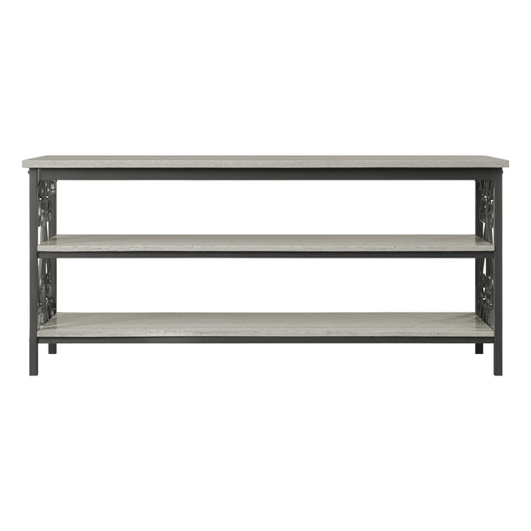 Fairhope TV Stand/Sofa Table in Beige/Metal - 35800-T