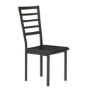 Madigan Writing Desk and Chair in Black/Brown - 4514-15