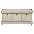 Woodwell Lift Top Storage Bench - White