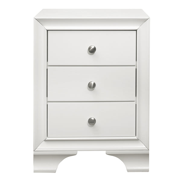 Centralia Nightstand in White - 4598WTU