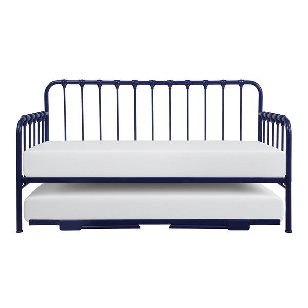 Constance Daybed with Lift-up Trundle in Blue - 4983BU-NT