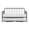 Constance Daybed With Lift-Up Trundle - Dark Bronze