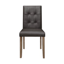 Ahmet Side Chair in Brown/Walnut - 5039BRS