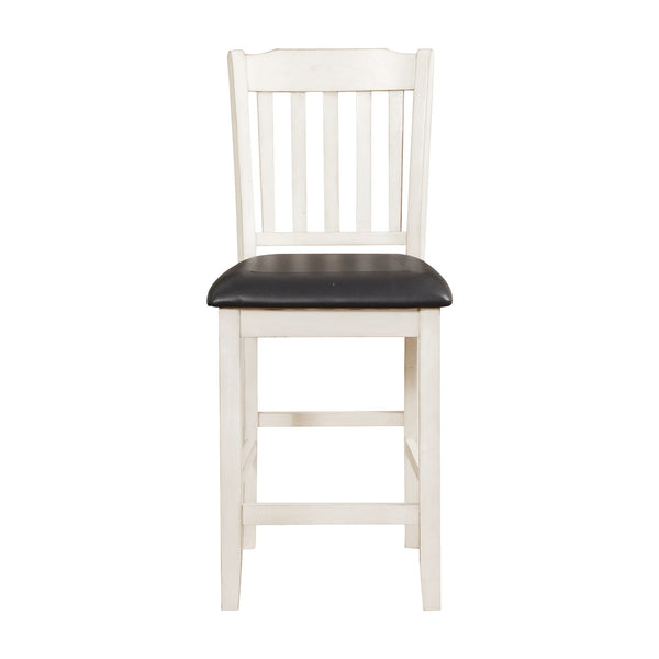 Kiwi Counter Height Chair in White/Brown - 5162WW-24
