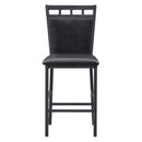 Olney 5-Piece Pack Counter Height Set, Faux Marble Top in Brown/Black - 5275-36