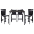 5275-36 - 5-Piece Pack Counter Height Set, Faux Marble Top