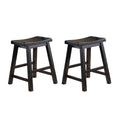 Saddleback 18 Dining Stool, Rta - Black
