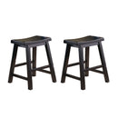 Saddleback 18 Dining Stool, Rta - Black