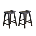 Saddleback 24 Counter Height Stool, Rta - Black