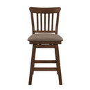 Schleiger Swivel Counter Height Chair in Brown - 5400-24SW