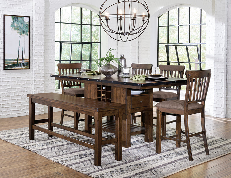 Schleiger Counter Height Table in Brown - 5400-36XL*
