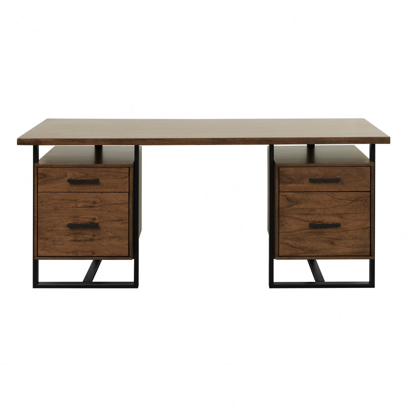 Sedley (3) Writing Desk in Black/Brown - 5415RF-15*
