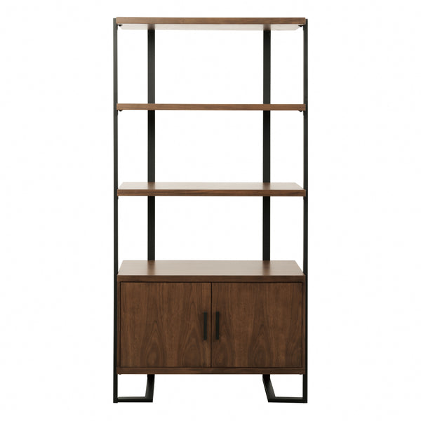 Sedley (2) Bookcase in Black/Brown - 5415RF-17*