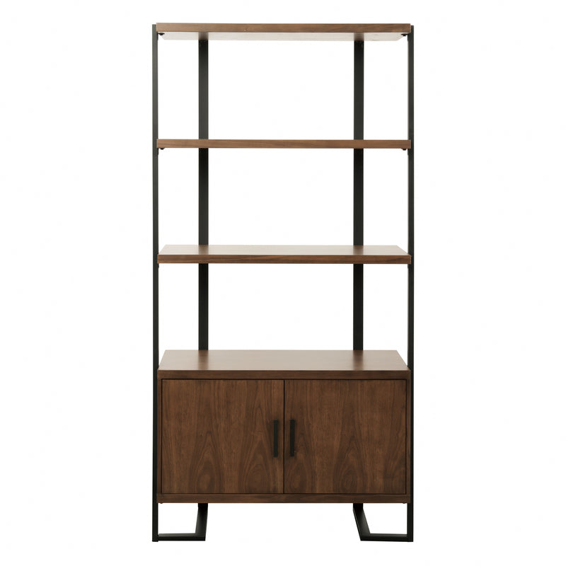 Sedley (2) Bookcase in Black/Brown - 5415RF-17*