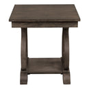 Toulon End Table in Brown/Dark Oak - 5438-04