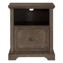 Toulon File Cabinet in Brown/Dark Oak - 5438-18