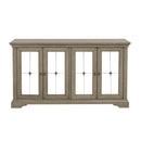 Vermillion Server with Mirrored Door in Taupe/Gray/Beige - 5442-40