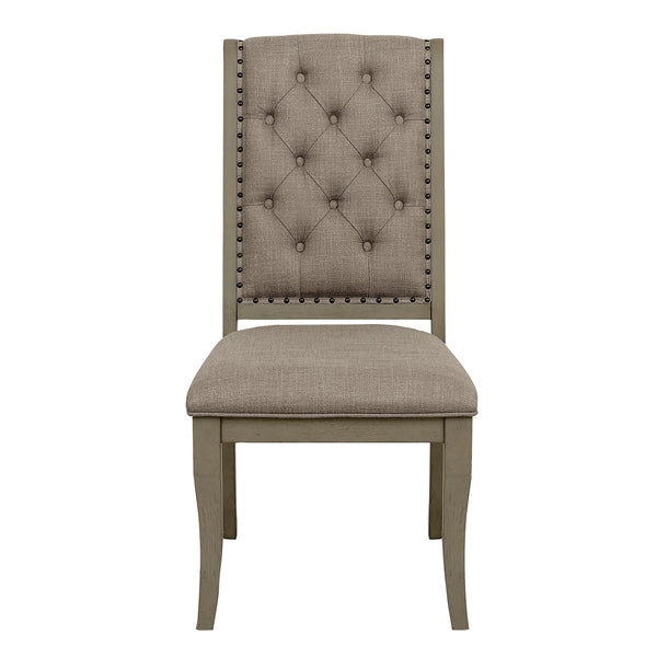 Vermillion Side Chair in Taupe/Gray/Beige - 5442S
