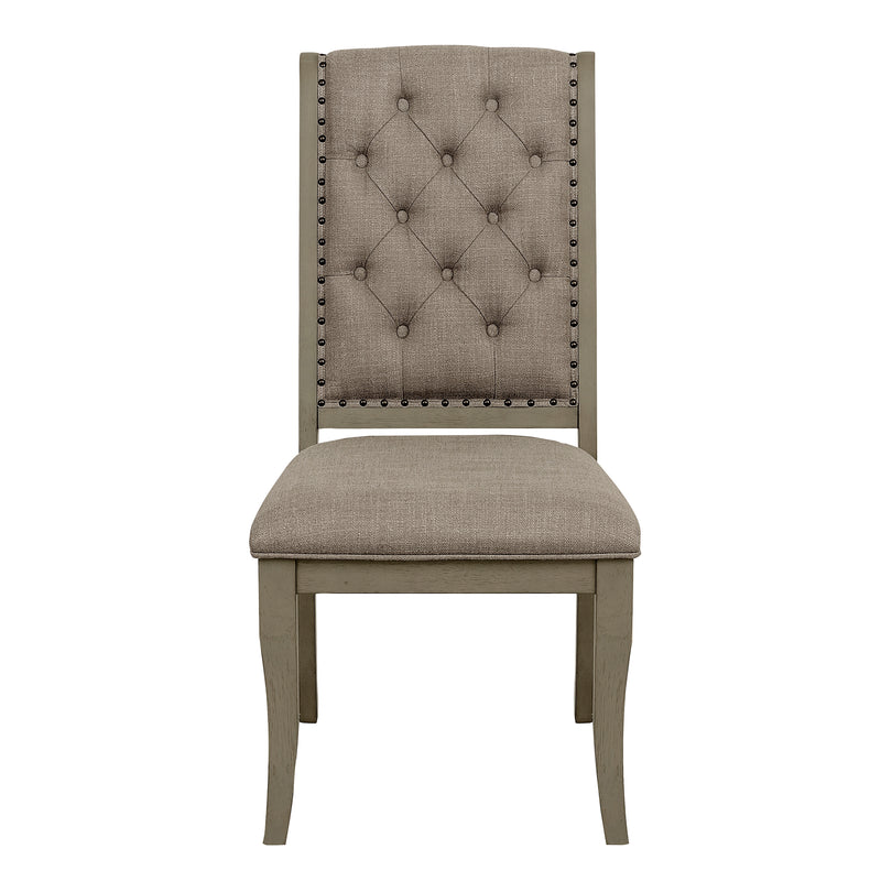 Vermillion Side Chair in Taupe/Gray/Beige - 5442S