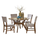 Edam 5pc Set (TB+4S) in Oak/Gray - 5492-52*5