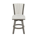 Corvallis Swivel Counter Height Chair - Beige,Gray