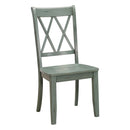 Janina Side Chair, Teal in Teal - 5516TLS