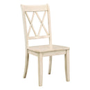 Janina Side Chair, White in White - 5516WTS