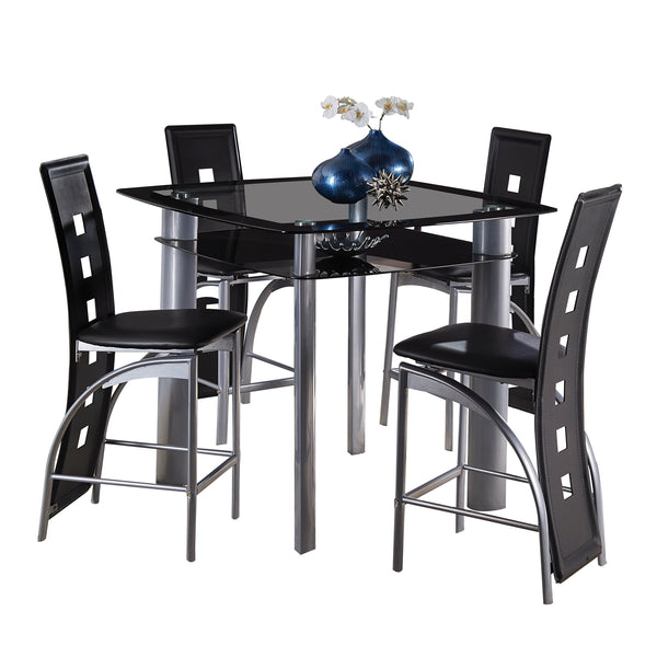 Sona 5pc Set (TB+4S) in Black/Gold/Silver/Champagne/Transparent - 5532-36*5