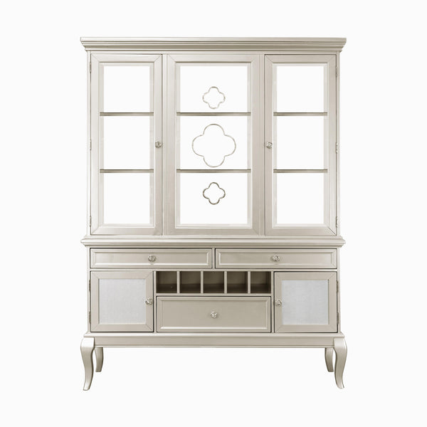 Crawford (2)Buffet & Hutch in Gold/Silver/Champagne/Transparent - 5546-50*