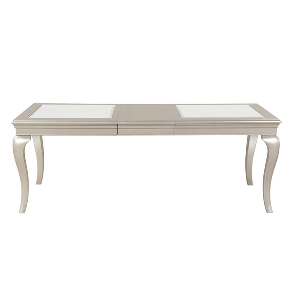 Crawford Dining Table in Gold/Silver/Champagne/Transparent - 5546-84
